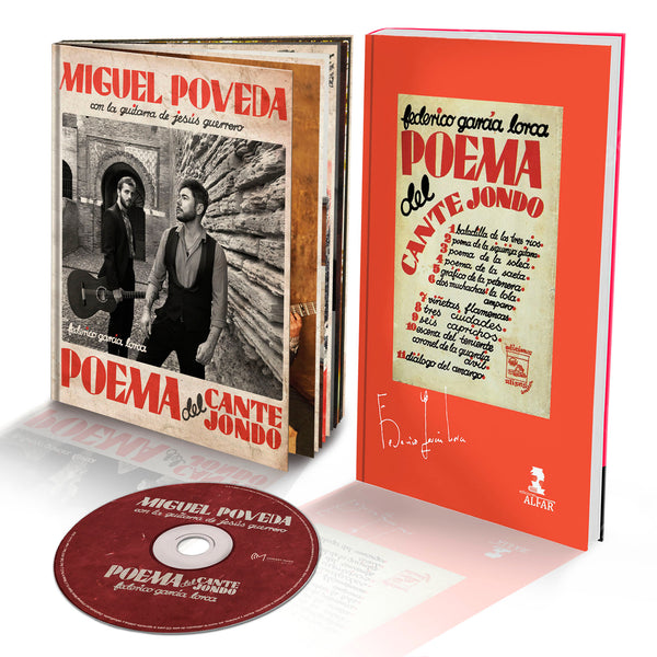 Miguel Poveda con la guitarra de Jesús Guerrero – Poema del Cante Jondo - CD (Edición Firmada) + Libro “Poema del Cante Jondo” (Edición Exclusiva)