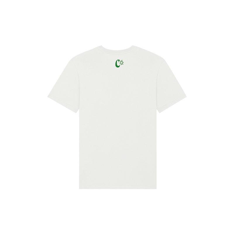 Camiseta Blanca Logo Camarón Verde